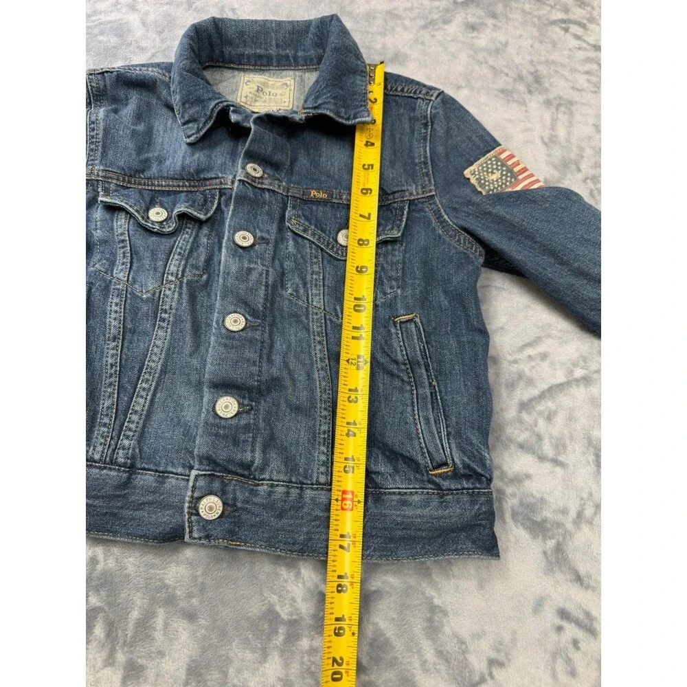 Polo Ralph Lauren denim trucker jacket Unisex Kids M (10-12)